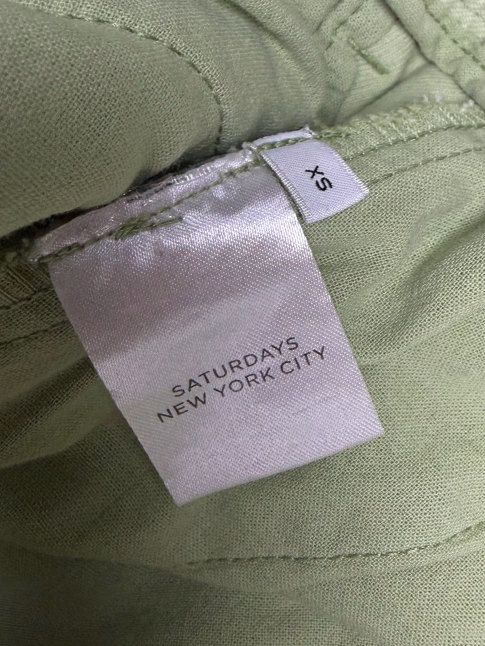 Saturdays New York City Pastel Mint Top - Picture 3 of 9
